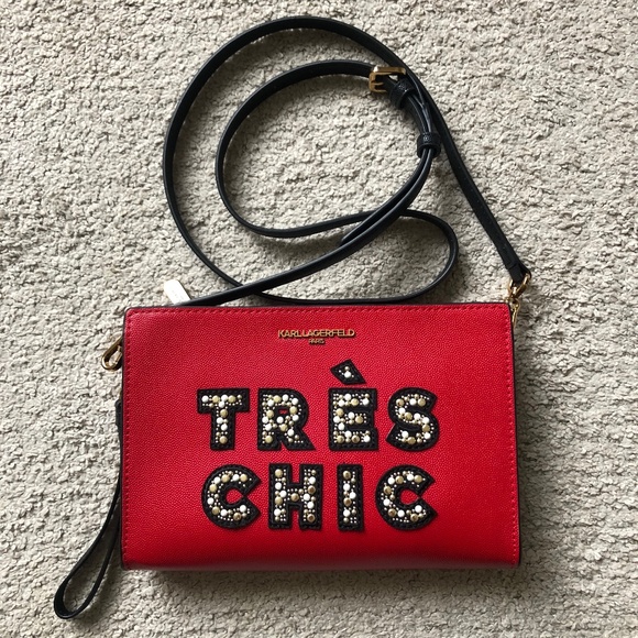 KARL LEGERFELD - Crossbody/wristlet bag.NWOT. - Picture 1 of 4